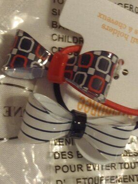 Gymboree Ciao Puppy set 2 ponytail holders NWT